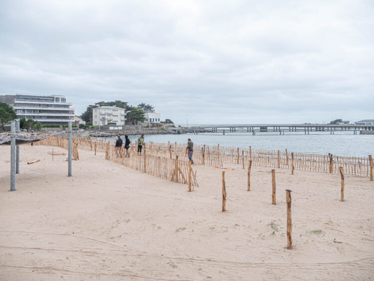 Pornichet renforce la dune du port d’échouage pour mieux résister aux tempêtes
