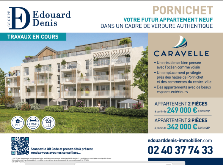 Groupe Edouard Denis – Résidence Caravelle (Pornichet)