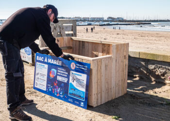 Pornichet. Les bacs à marée se modernisent et se transforment en bacs à jouets l&rsquo;été