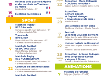 L&rsquo;agenda de Mars de la Ville de La Baule